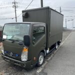 ID61@H.27(2015)年 日産 アトラス キッチンカー☆移動販売車☆ オリーブドラブ　