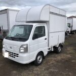 ID:9＠H.28(2016)年 日産 NT100クリッパー キッチンカー 移動販売車 ケータリング ホワイト 走行72,392km