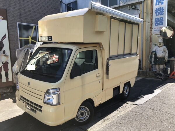 ID:41★R.1(2019)年 スズキ キャリイ キッチンカー★移動販売車★設備完備! イエロー 走行18,757km