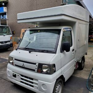 ID:22＠H.23(2011)年 三菱 ミニキャブトラック キッチンカー お好きな色に塗装します！塗装費込 移動販売 ホワイト 走行39,169km