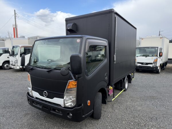 ID:69＠H.26(2014)年 日産 アトラス キッチンカー☆移動販売車☆加工予備検付き ブラック　走行69,160km