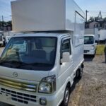 ID:c86@ 4WD　令和2年 マツダ スクラムトラック キッチンカー、(脱着式キッチンBOX)冷蔵庫、シンク等機材込