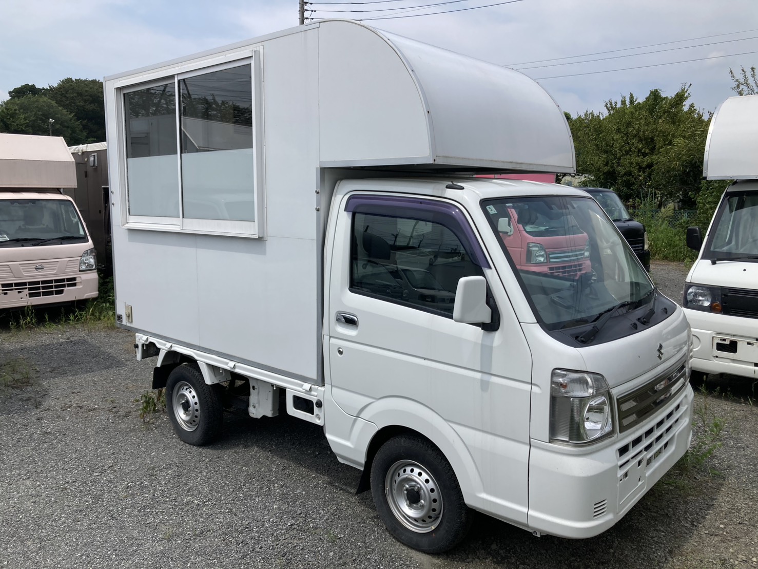 ID:124@令和2年(2020) スズキ キャリイ キッチンカー☆移動販売車☆軽貨物4ナンバー AT車 冷蔵庫、冷凍庫、シンク - 画像 (26)